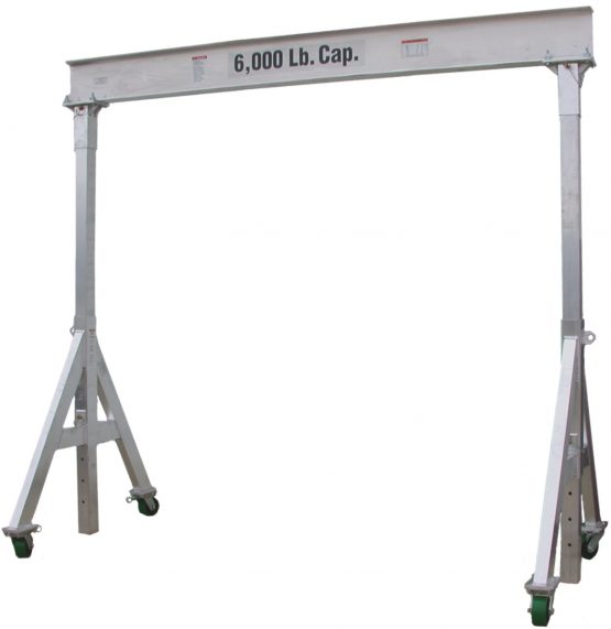 Ec&MW 6,000 Lb Cap. Portable Gantry Crane
