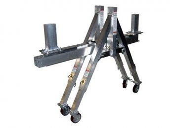 This shows EC&MWs removable ley gantry in its cart assembly