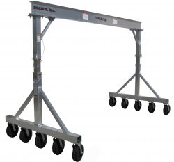 Aluminum Gantry Crane with Air Pneumatic Tires